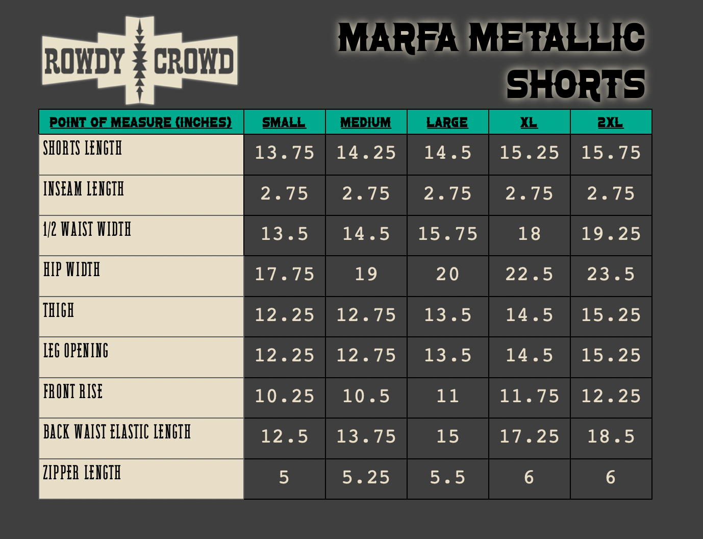 MARFA METALLIC SHORTS