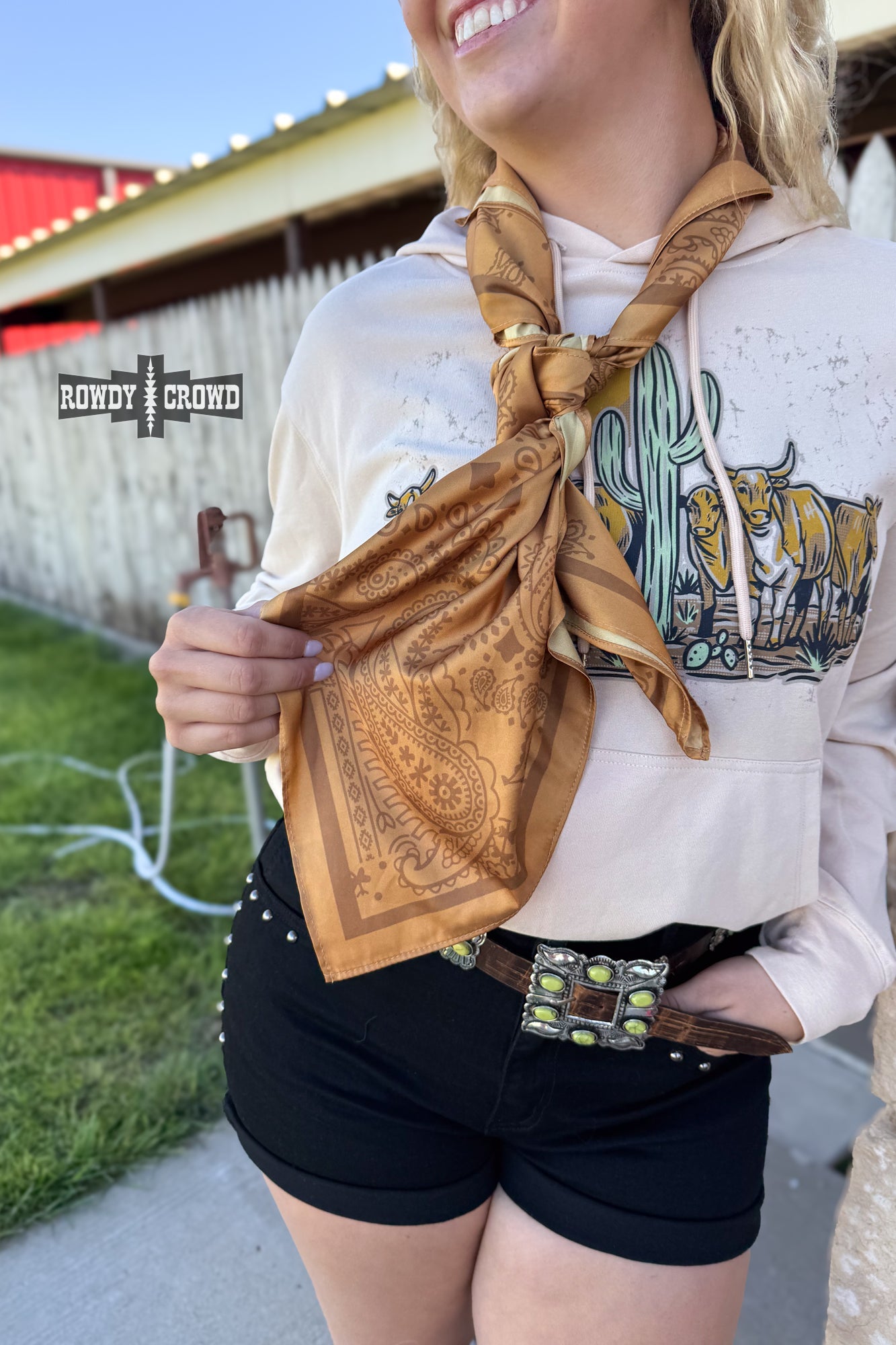 MUSTARD PAISLEY CREEK WILD RAG