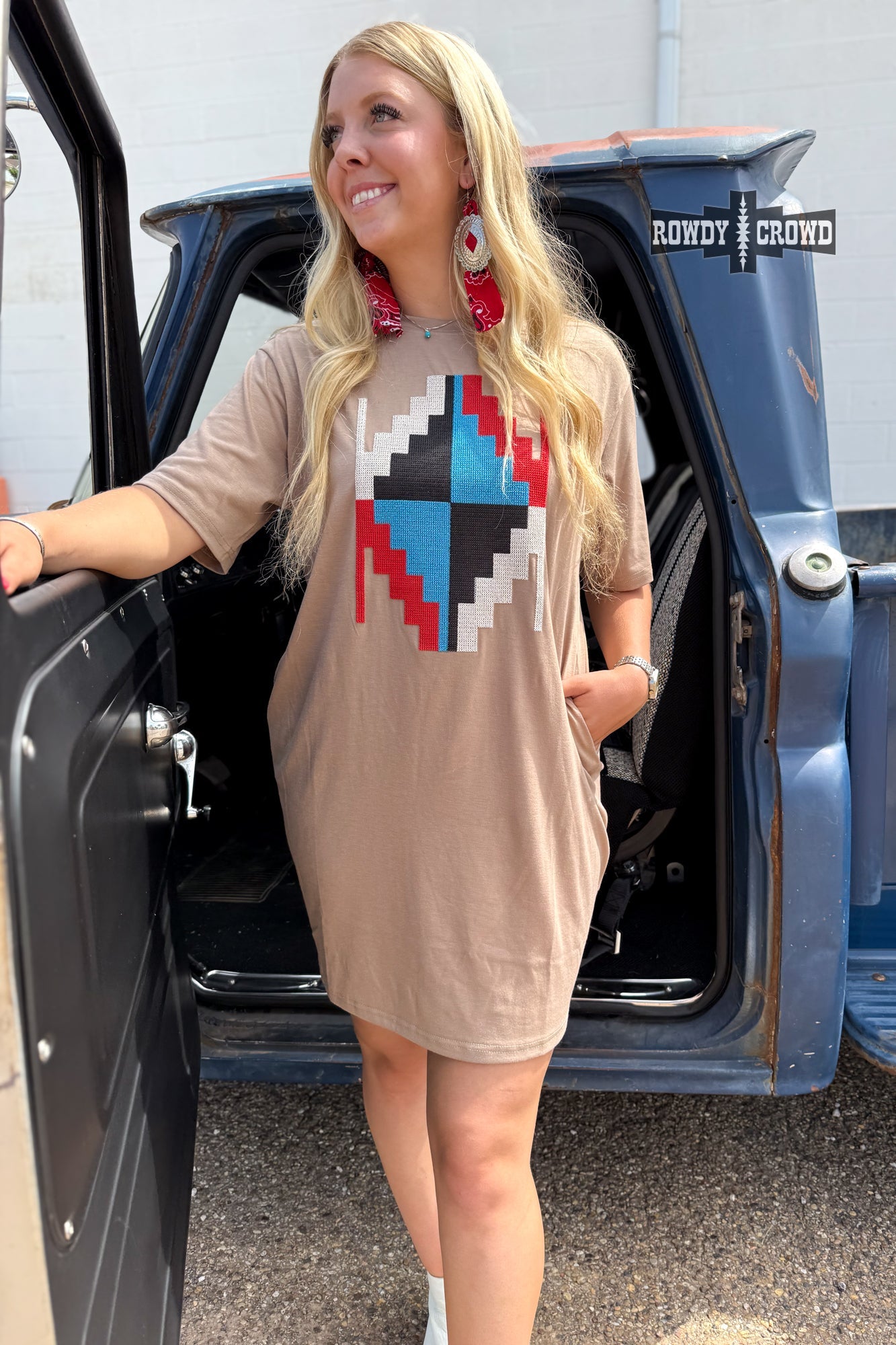 ALAMOSA AZTEC DRESS