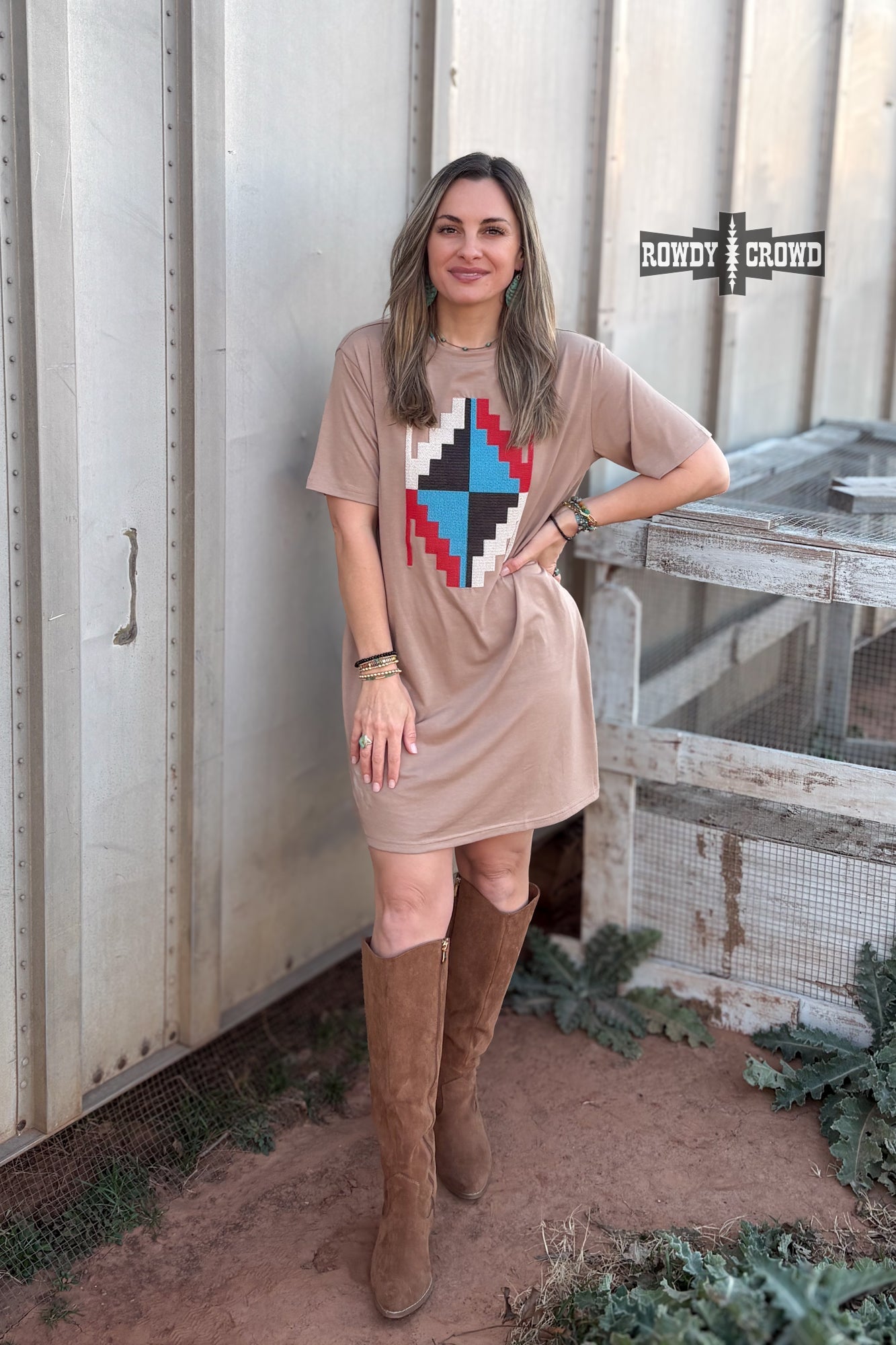 ALAMOSA AZTEC DRESS