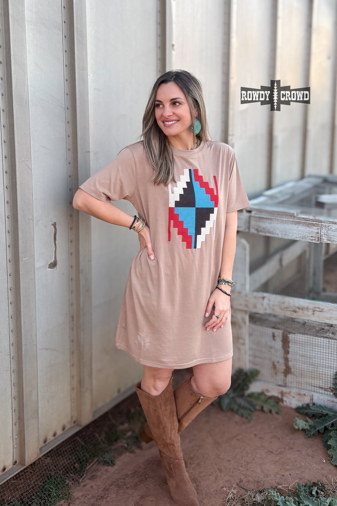 ALAMOSA AZTEC DRESS